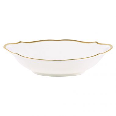 Конфетница Белый с золотом, диаметр: 19,5 см, материал: фарфор, NARUMI, Яп