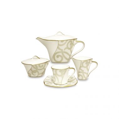 Сервиз чайный Грегори, 17 предметов, на 6 персон, материал: фарфор, NARUMI
