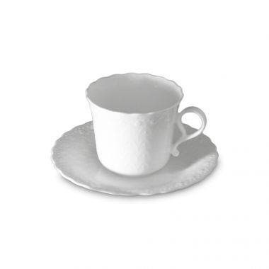 Набор из 6-ти чашек и 6-ти блюдец Шелк, объем: 0,12 л, материал: фарфор, N