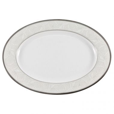 Блюдо овальное Ноктюрн, размер: 32 см, материал: фарфор, NARUMI, Япония, Б