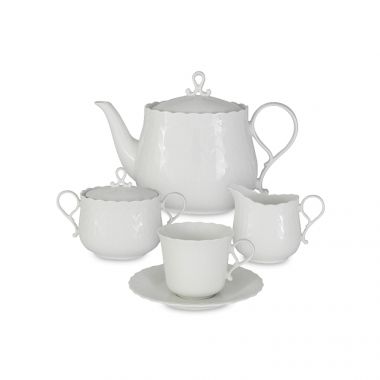 Сервиз чайный Шелк, 17 предметов, на 6 персон, материал: фарфор, NARUMI, Я