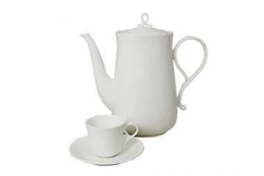 Набор: 6 чашек 0,12л + 6 блюдец для кофе Шёлк