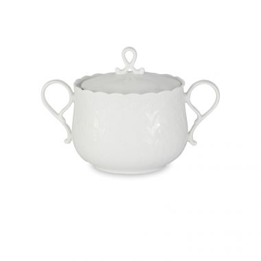 Сахарница с крышкой Шелк, объем: 0,4 л, материал: фарфор, NARUMI, Япония, 