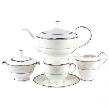 Сервиз чайный на 6 персон,17 предм., серия Ноктюрн, NARUMI, 