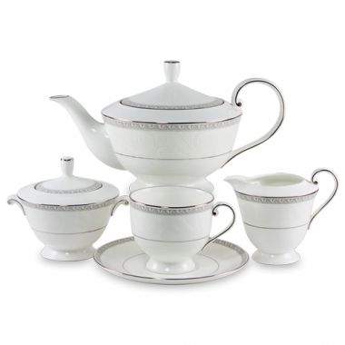 Сервиз чайный на 6 персон, 17 предметов, серия Луна, NARUMI,