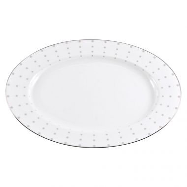 Блюдо овальное Вертиго, размер: 32 см, материал: фарфор, NARUMI, Япония, Б